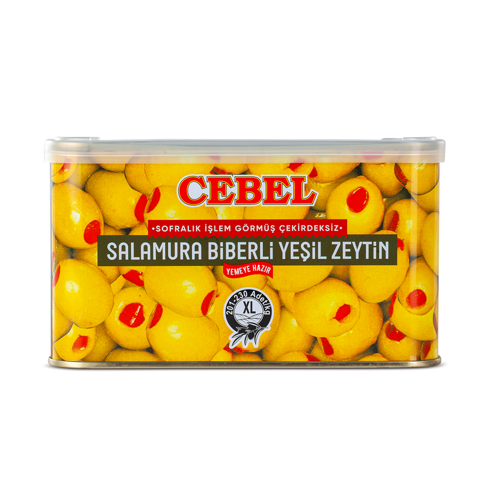 Pepper Stuffed Green Olives
