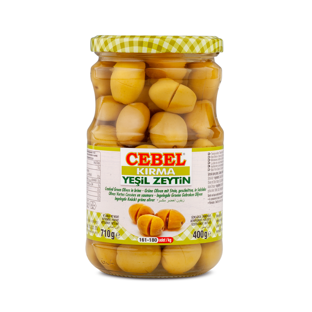 Pickled Cracked Green Olives